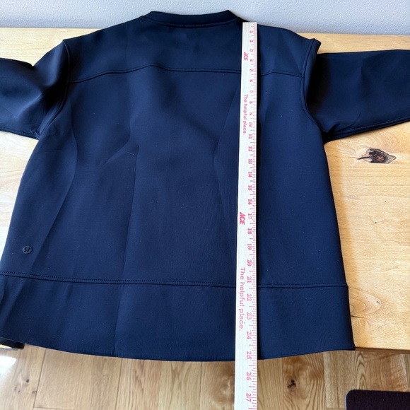LULULEMON SCUBA CREWNECK SWEATSHIRT RELAXED NYLON BLD STRETCH WORKOUT NWOT 8 - Picture 9 of 11
